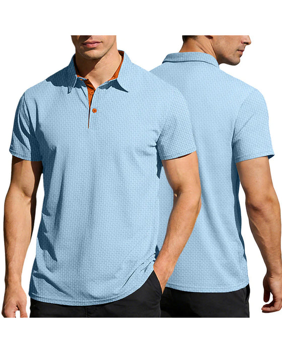 Men's Solid Color Short Sleeve T-Shirt