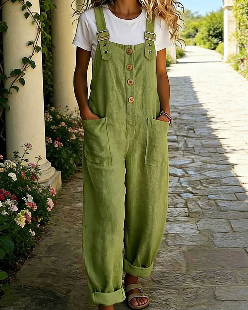 Casual Adjustable Fit Jumpsuit