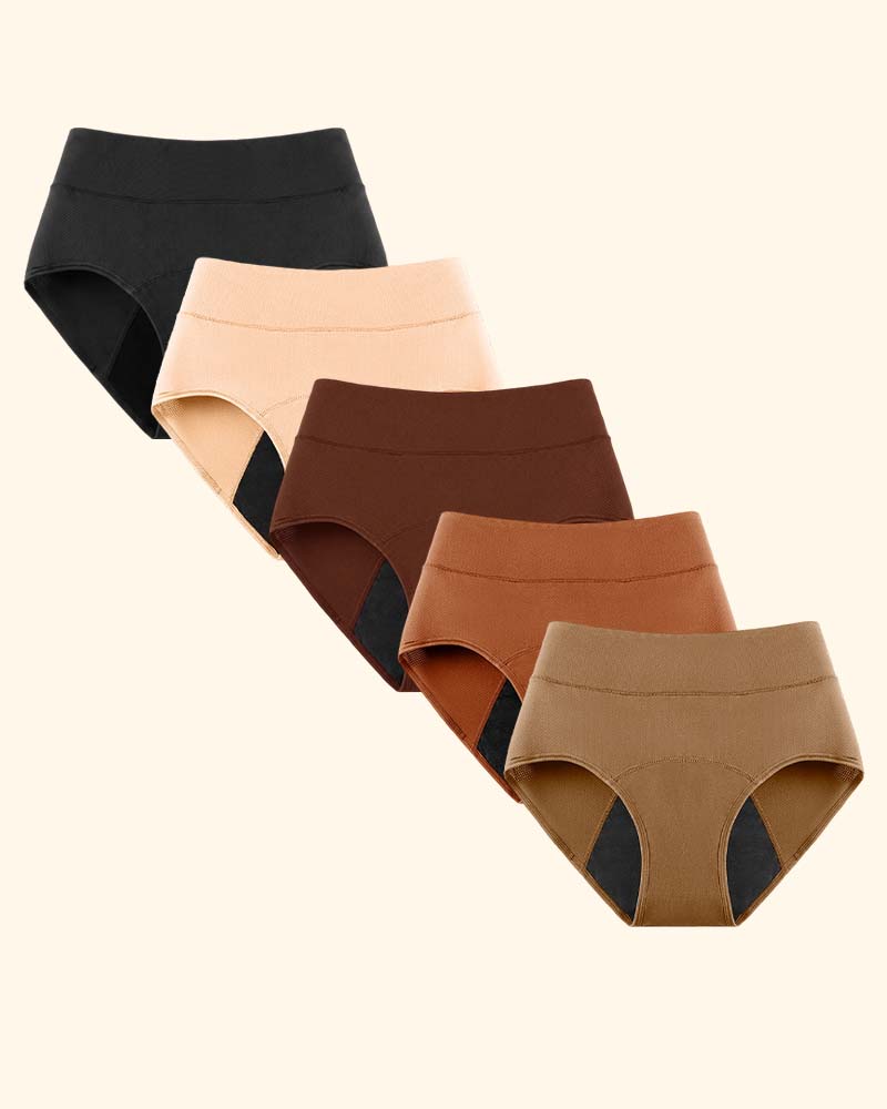Leakproof High Waisted Underwear Sets