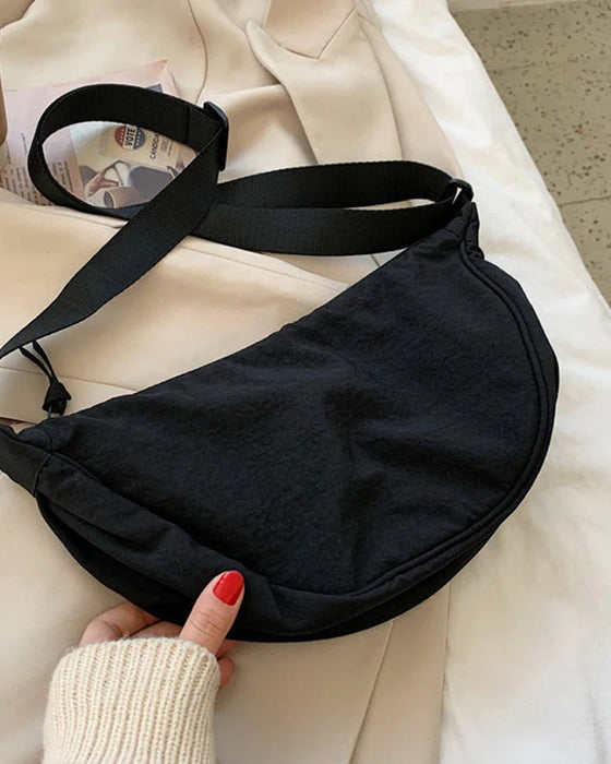 Simple Women Dumpling Shoulder Bag