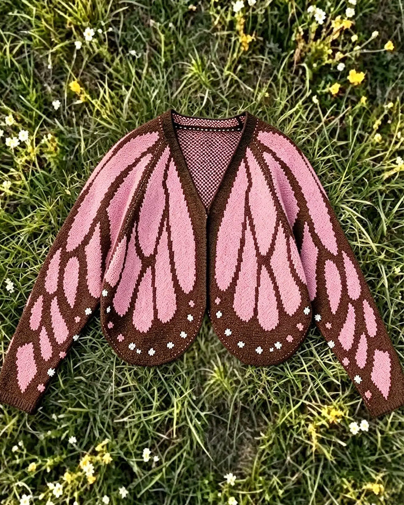 Butterfly Fashion Casual Cardigan