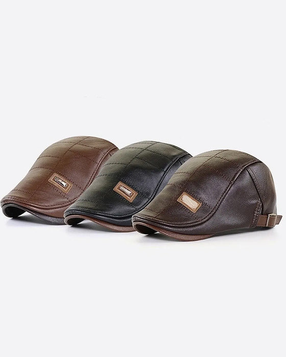 New Fashion Leather Beret