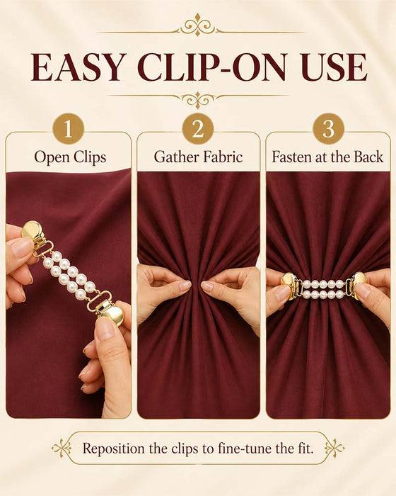 📿Multi-use Waist Cinch Clip | Cardigan & Shawl Clothing Fastener💎