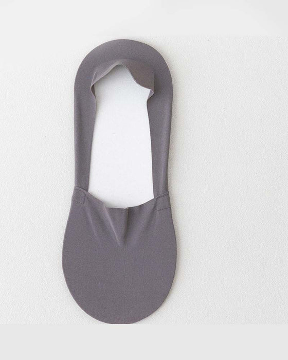 Anti-slip invisible cotton socks