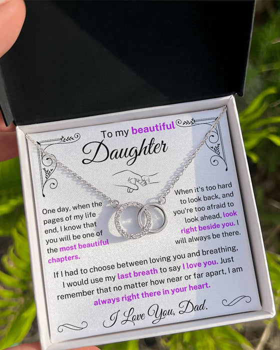 Double Ring Necklace