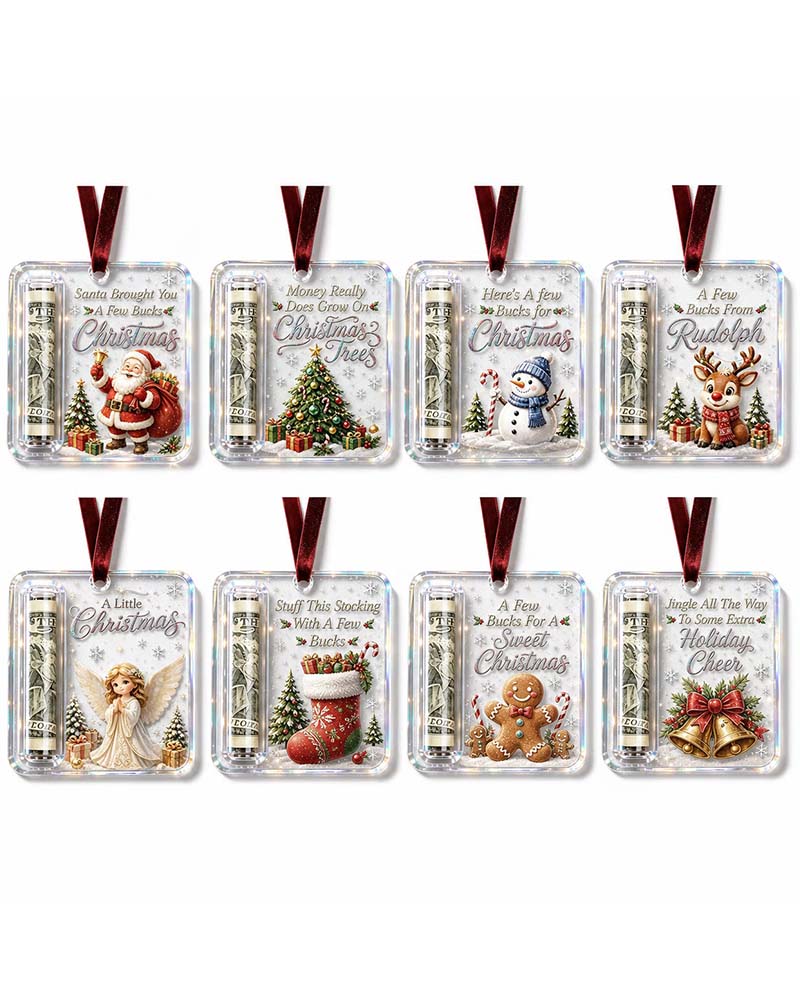 Christmas Cash Gift Ornament