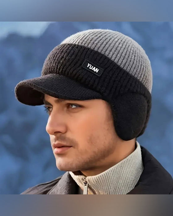 Winter Windproof Thermal Cap with Visor