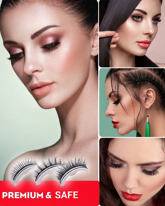 🥳2026 On Sale 🥳💞 More Than 50.000 Sold! 👁️✨ Reusable Self-Adhesive False Eyelashes – No Glue Needed, Just Apply And Go. Natural Curl, Reusable And Easy To Remove. A Real Gamechanger In Beauty! 💕🌸