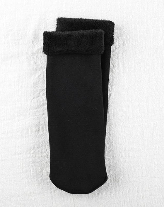 Winter soft plush floor socks