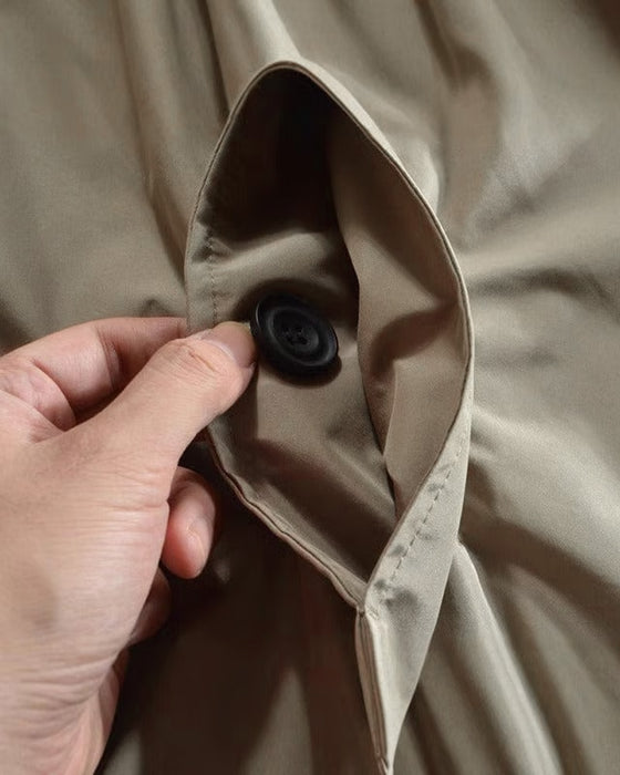 Weatherproof Long Coat | Men’s Insulated Button Jacket Outerwea
