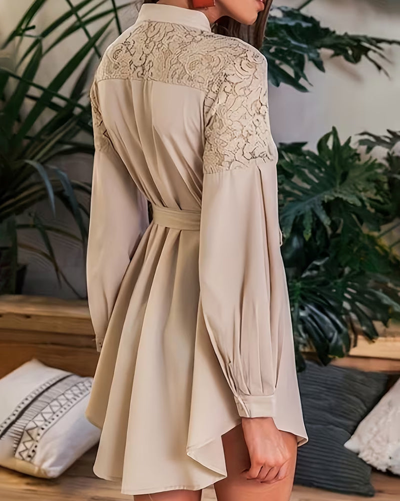 Lace Patchwork Fashion Dress