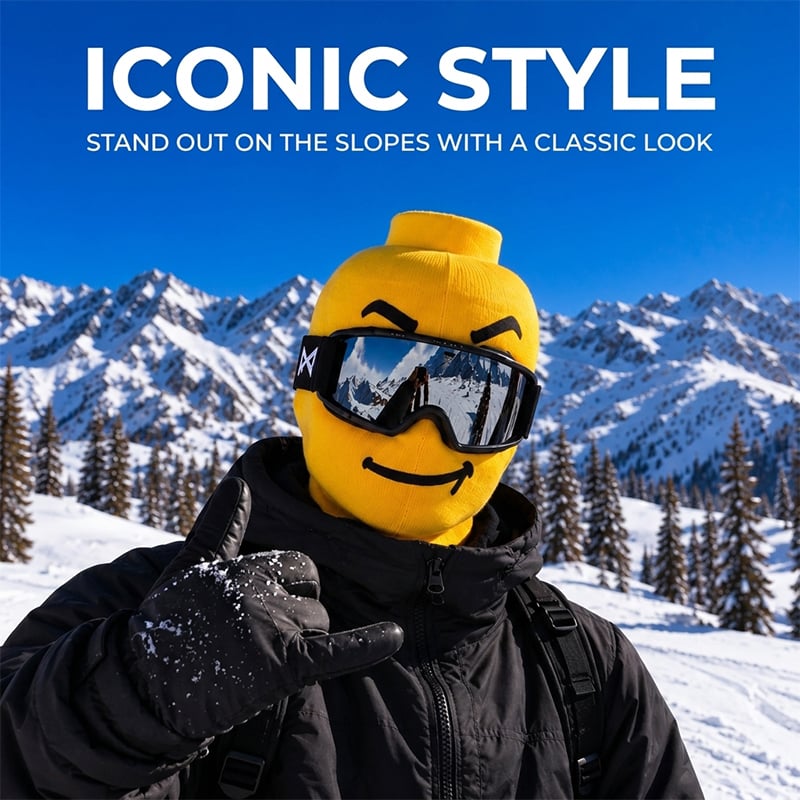 Funny ski headgear