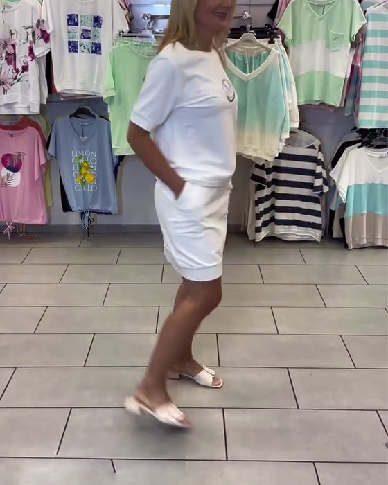 Printed Stylish Casual Suit