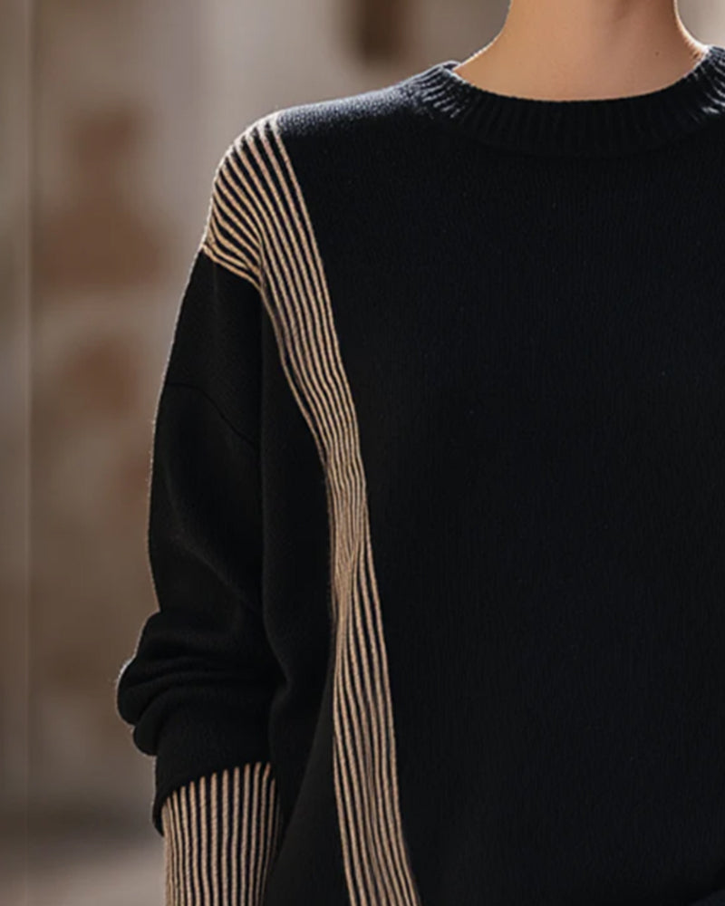 Irregular Geometric Loose Jumper