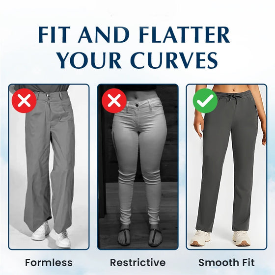 Women's Ultra Stretch Ice Silk Comfort Casual Pants