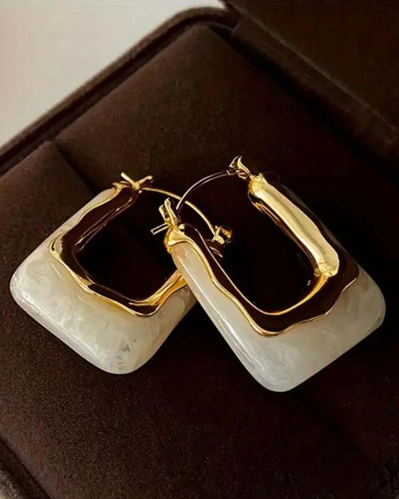 Vintage U-Shaped Earrings