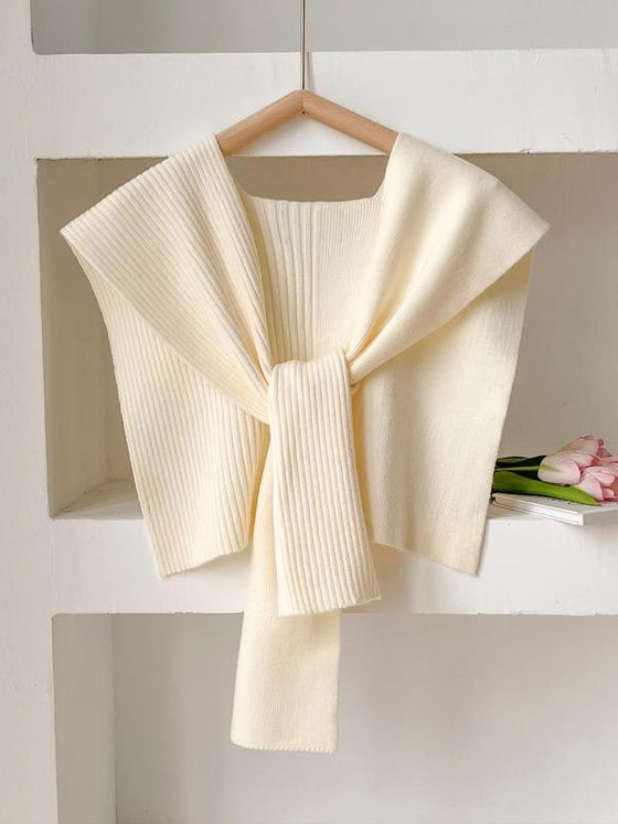 Casual Versatile Solid Color Shawl Scarf For Women