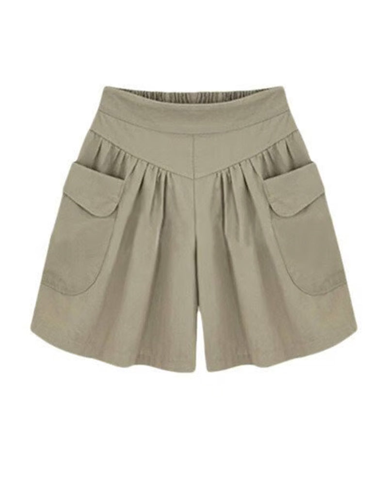 Loose High-Waisted Slimming Shorts