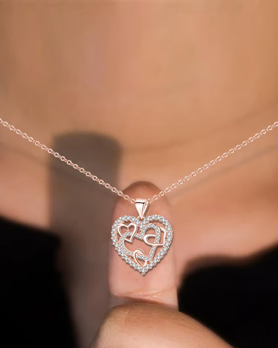 Interlocking Hearts Necklace