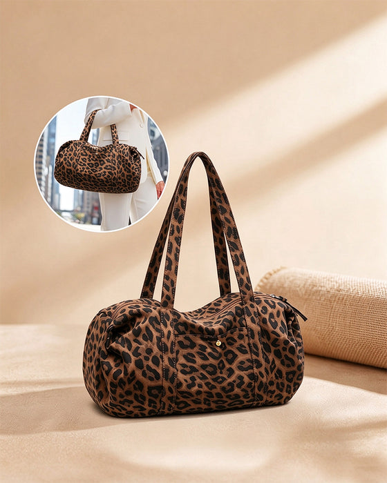 Large Capacity Leopard Print Tote Bag