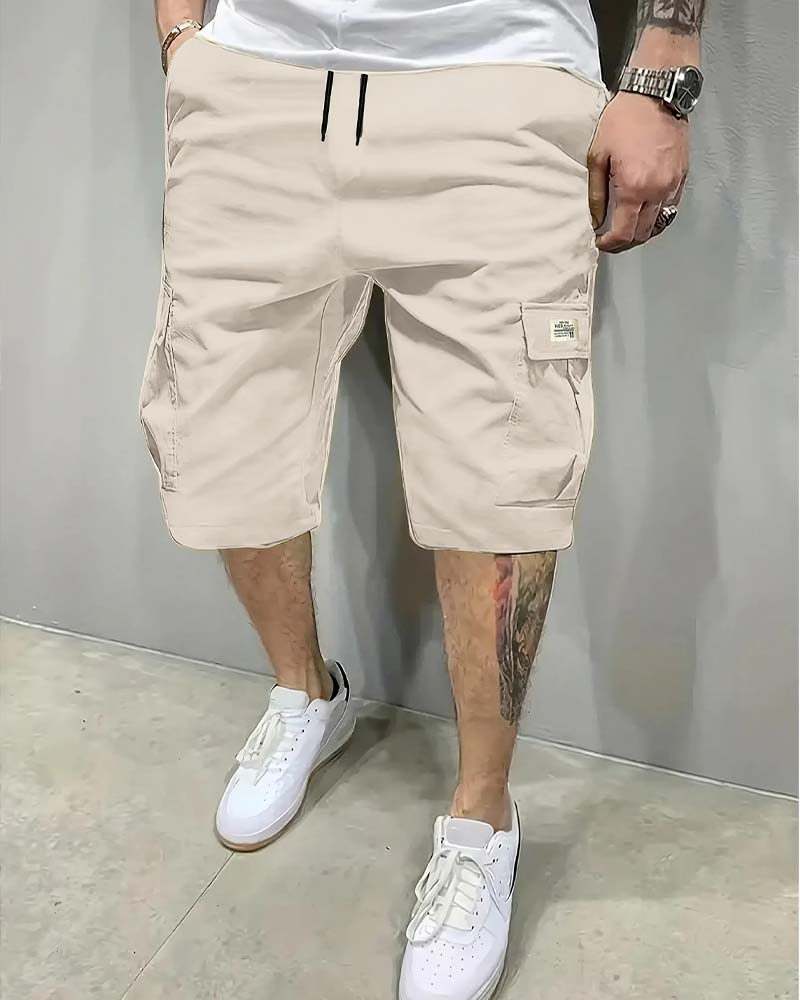 Men's Mid Waist Drawstring Shorts