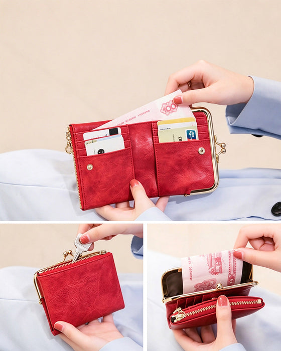 Mini Fashion Ladies Square Short Wallet