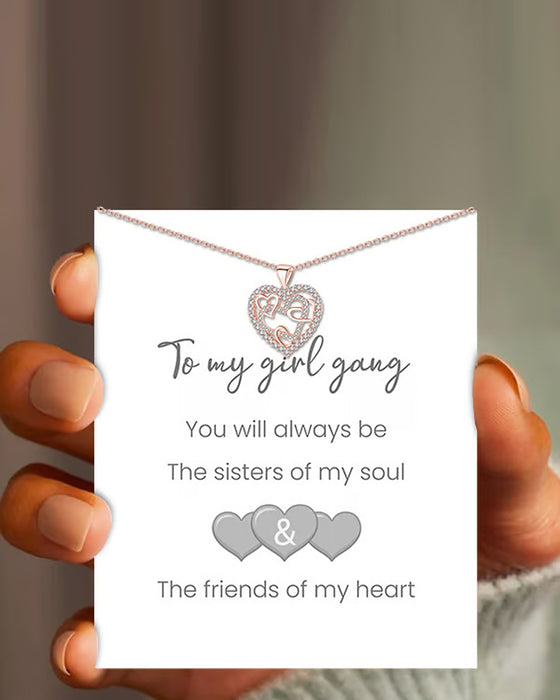 Interlocking Hearts Necklace