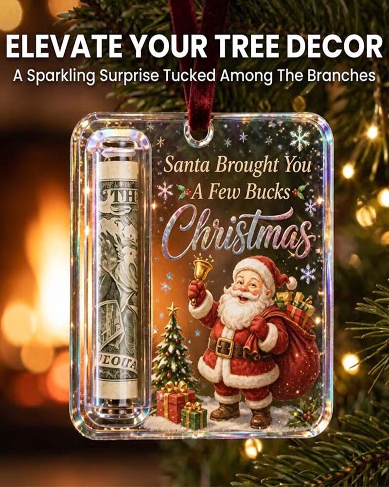 Christmas Cash Gift Ornament