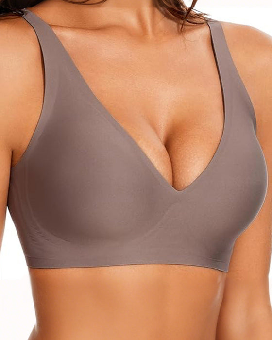 Comfort Deep V Bra without Underwire