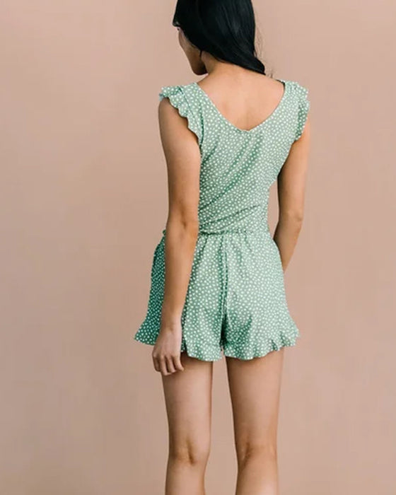 One-piece swimsuit with built-in bra