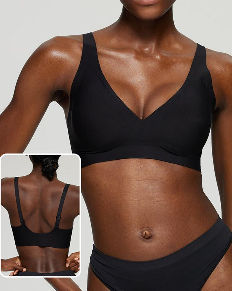 Comfort Deep V Bra without Underwire