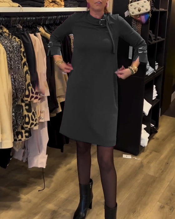 Elegant Round Neck Dress