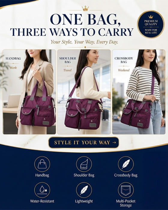 Large Capacity Waterproof Tote Bag for Women