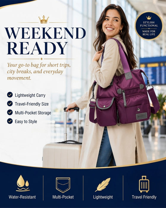 Large Capacity Waterproof Tote Bag for Women