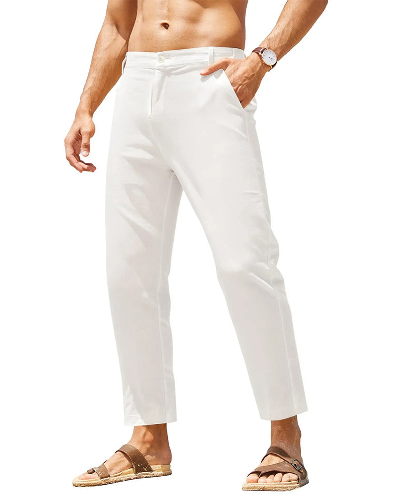 Men's Casual Cropped Pants