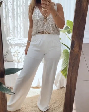 Casual front-back reversible camis