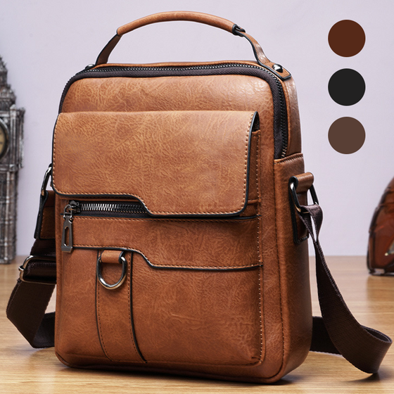 Crossbody Bag Men's Shoulder Bag Vintage