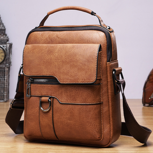 Crossbody Bag Men's Shoulder Bag Vintage