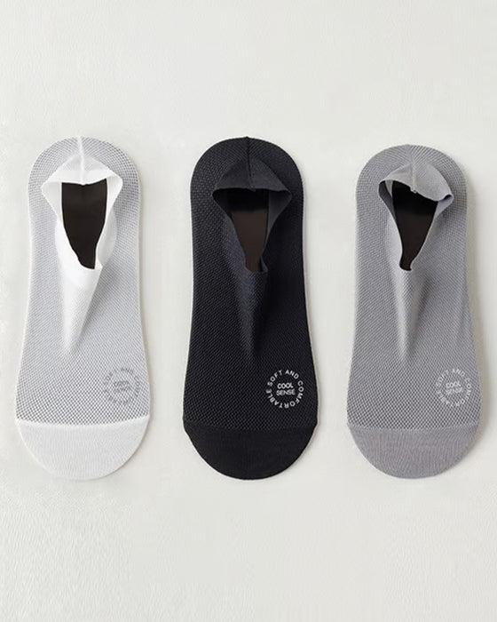 Men's Ice Silk Boat Socks