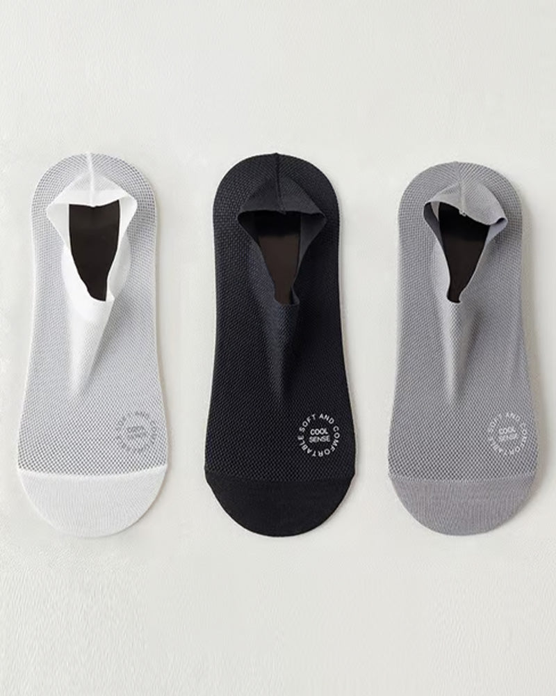Men's Ice Silk Boat Socks
