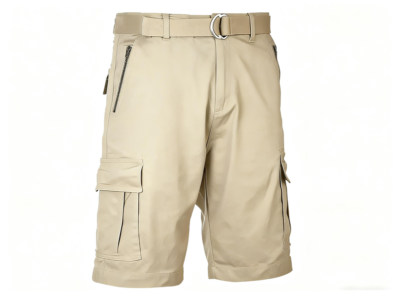 Men's Belted Cargo Shorts