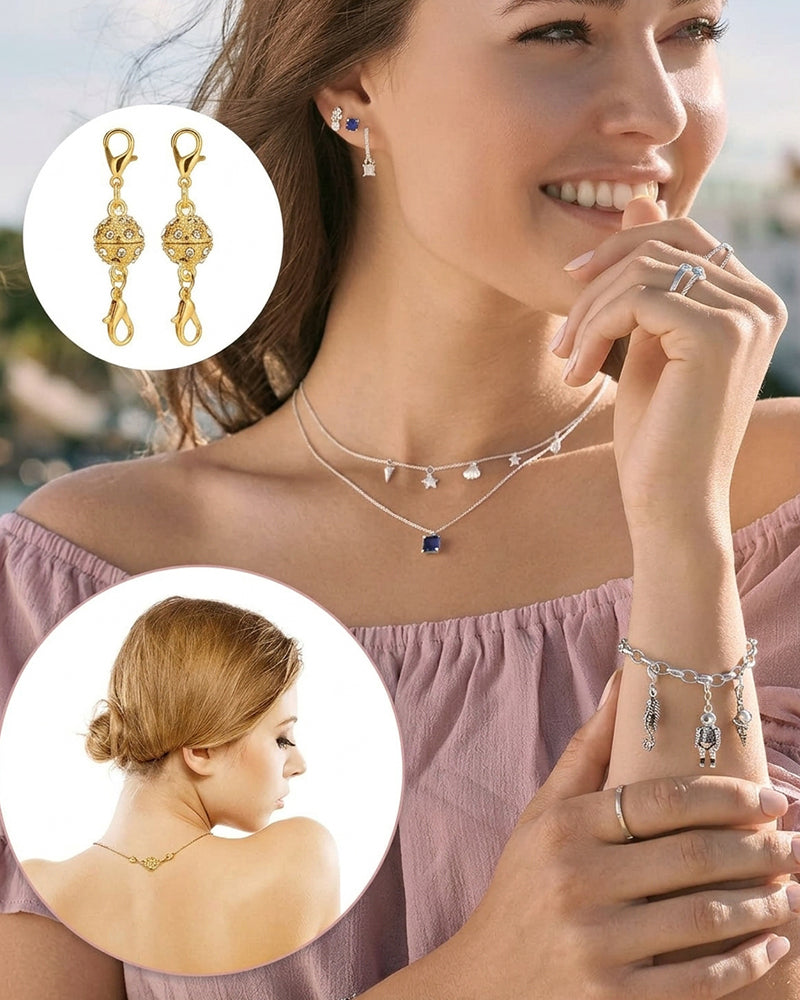 12 Pack Magnetic Necklace Clasps and Closures
