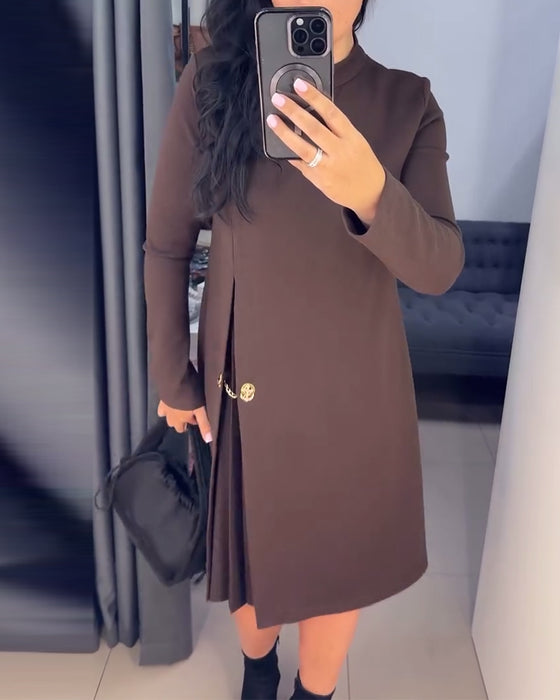 Painted Patchwork Elegant Dress