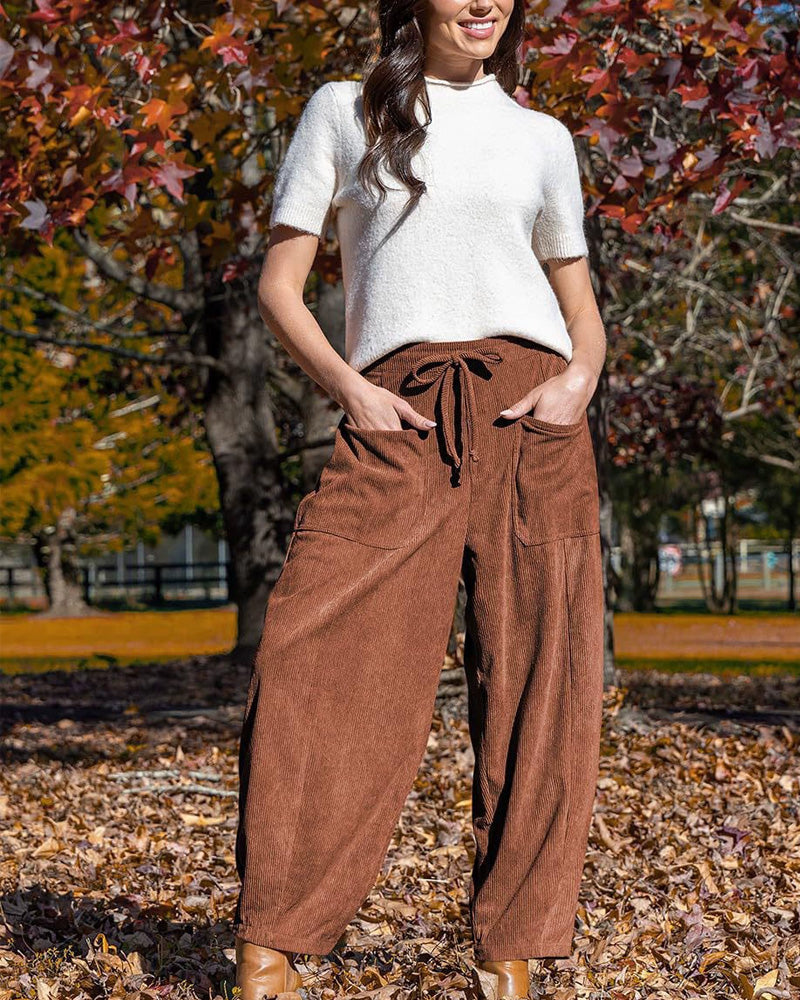 Women’s Corduroy Wide Leg Pants