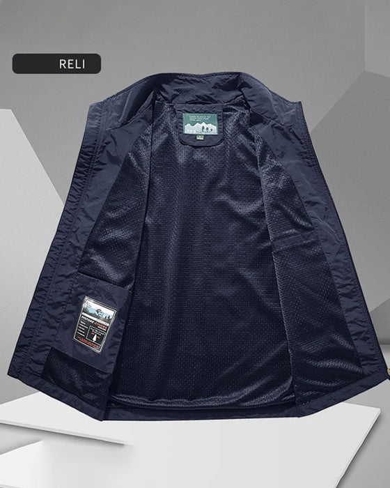 Limited-time sale – 50% OFF🔥🧥 Men's Oversized Sleeveless Vest Jacket with Pockets