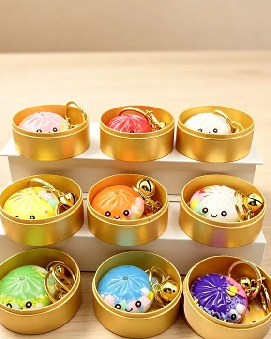 Glitter Sand Dumpling Keychain