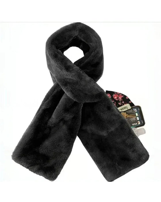 🎁Hidden Pocket Cozy Scarf – Warm, Soft And Secure Zipper🧣