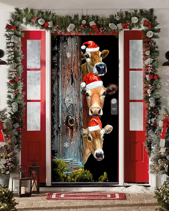 🌟2025 Christmas And Halloween Front Door Decoration