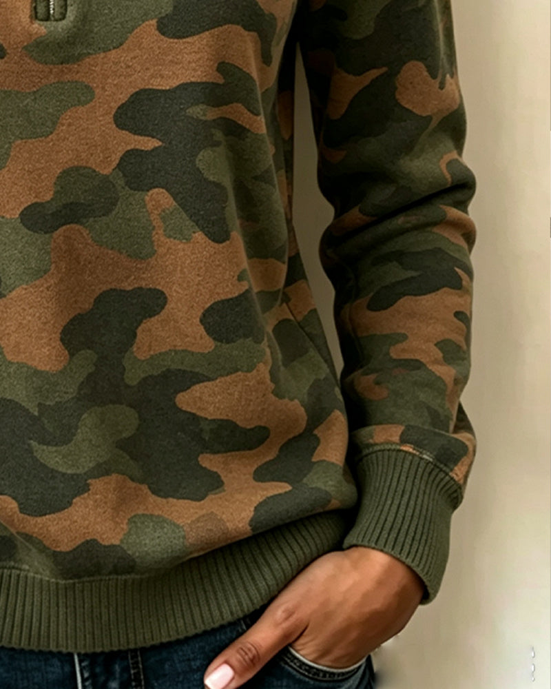 Long Sleeve Crew Neck Sweatshirt