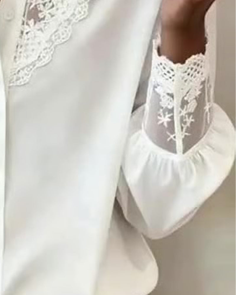 Stylish And Elegant Patchwork Shirt